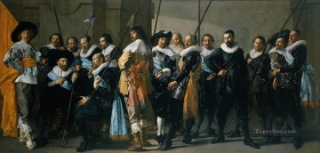  Company Painting - Company of Captain Reinier Reael known as theMeagre Company portrait Dutch Golden Age Frans Hals